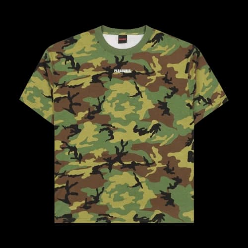 Pleasures Wordmark T-Shirt 'Woodland'