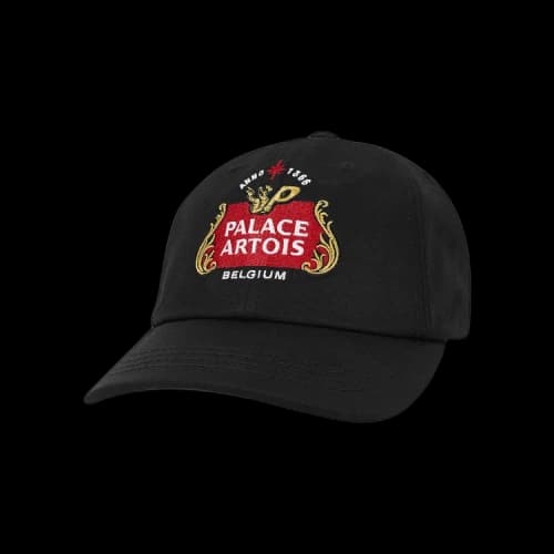 Palace x Stella Artois 6-Panel 'Black'