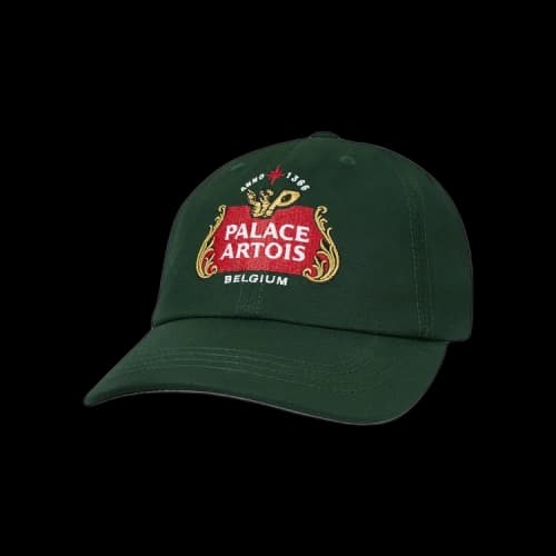 Palace x Stella Artois 6-Panel 'Bottle Green'