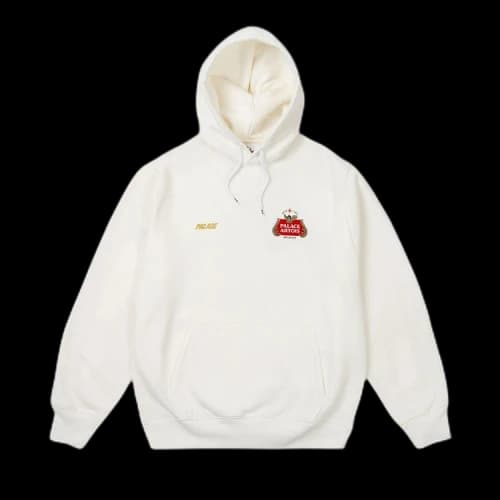Palace x Stella Artois Hood 'White'