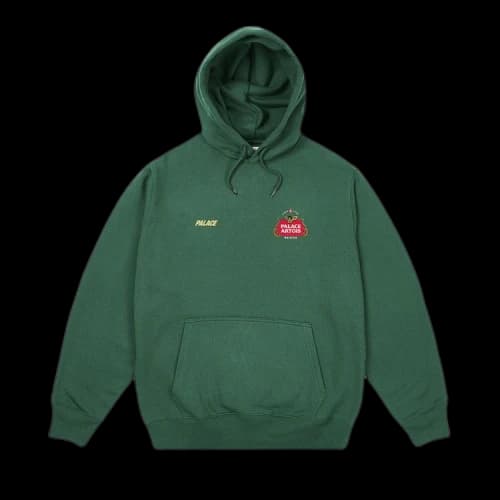 Palace x Stella Artois Hood 'Bottle Green'