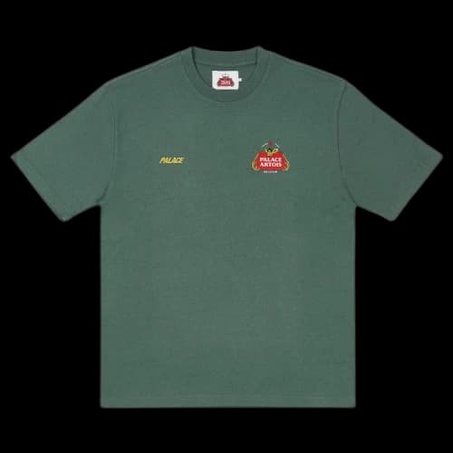 Palace x Stella Artois T-Shirt 'Bottle Green'