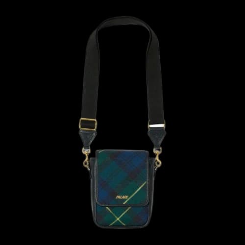 Palace P-Lux Shot Bag 'Black Watch'