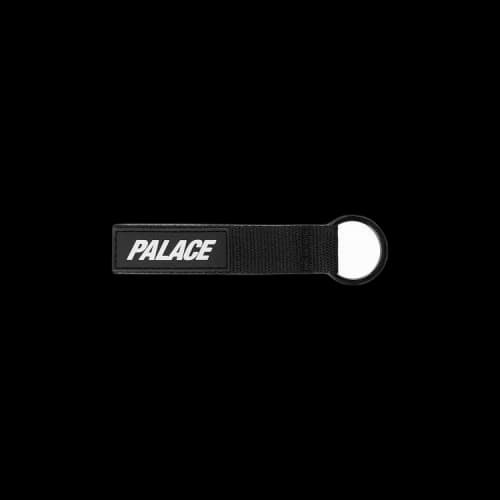 Palace Webbing Keyring 'Black'
