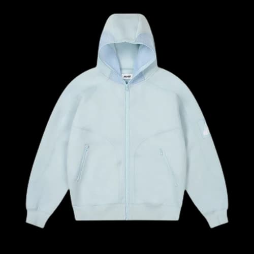 Palace P-Tech Mesh Hood 'Faint Blue'