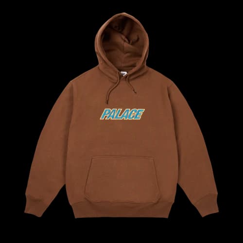 Palace Font Hood 'Caked Brown'