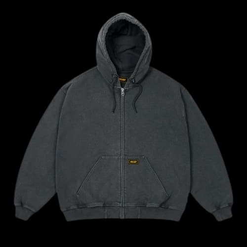 Palace Triple Stitch Zip Hood 'Pigment Black'
