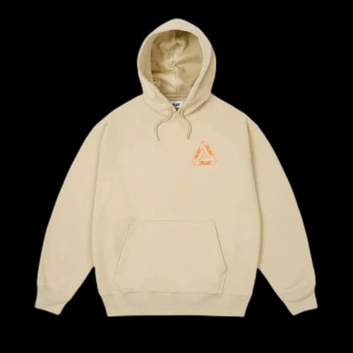 Palace Glow Tri-Ferg Hood 'Stoney Grey'