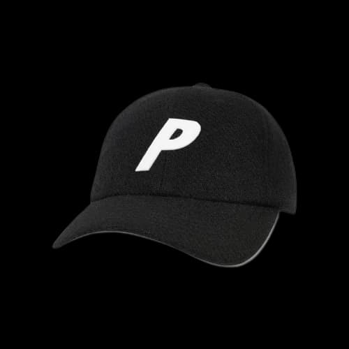 Palace Harris Tweed P 6-Panel 'Black'