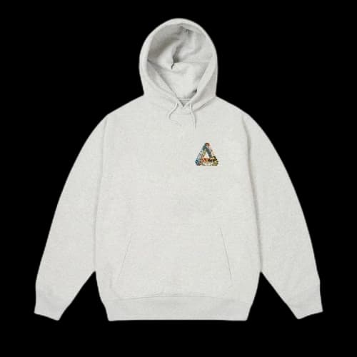 Palace Jungle Dream Hood 'Grey Marl'