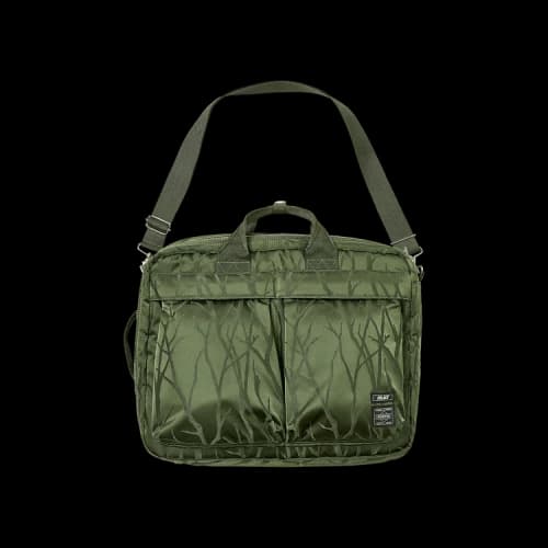 Palace x Porter-Yoshida & Co. Tanker 3 Way Briefcase 'Olive/Jacquard'