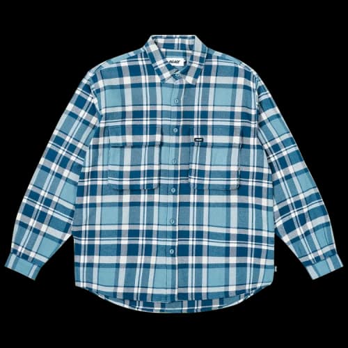 Palace Check Shirt 'Navy'