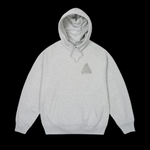 Palace Zodiac Tri-Ferg Hood 'Grey Marl'