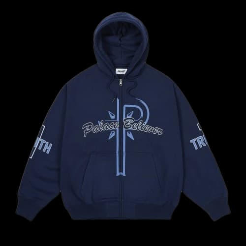 Palace Believer Zip Hood 'Navy'