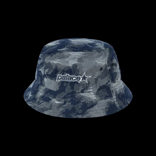 Palace P Star Bucket Hat 'Stonewash Denim'