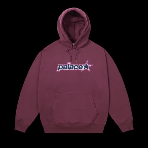 Palace P Star Hood 'Rich Wine'