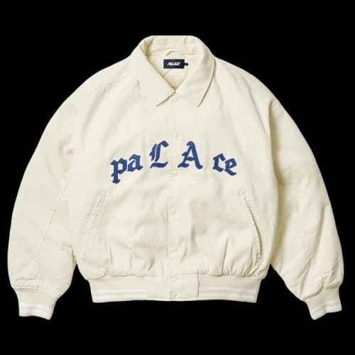 Palace Love Varsity Jacket 'White'