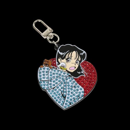Palace Rear View Love Keyring 'Multicolor'