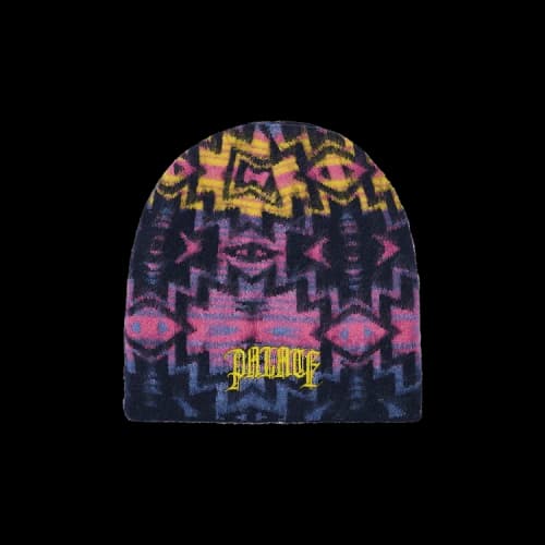 Palace Olde English Furry Nein Cuff Beanie 'Navajo Blue'