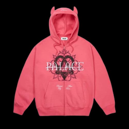 Palace Tri-Gram Hood 'Pink'