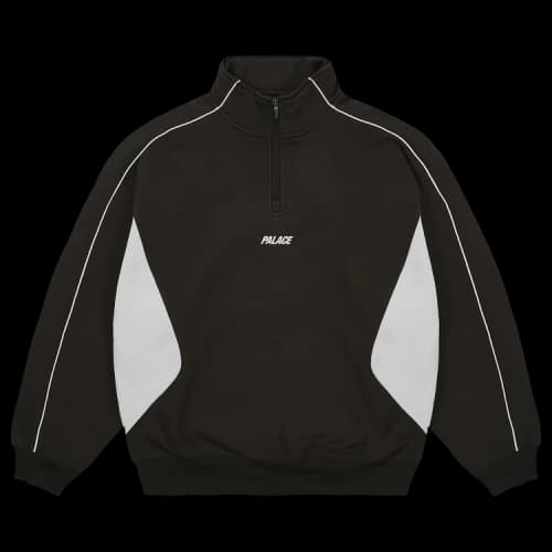 Palace Inserto 1/4 Zip 'Black'