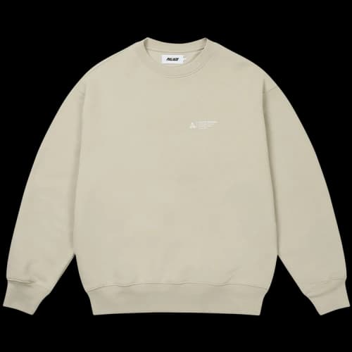 Palace Shop Locator Crew 'Stoney Grey'