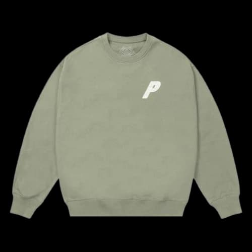 Palace P3 Chain Puff Crew 'Deep Green'