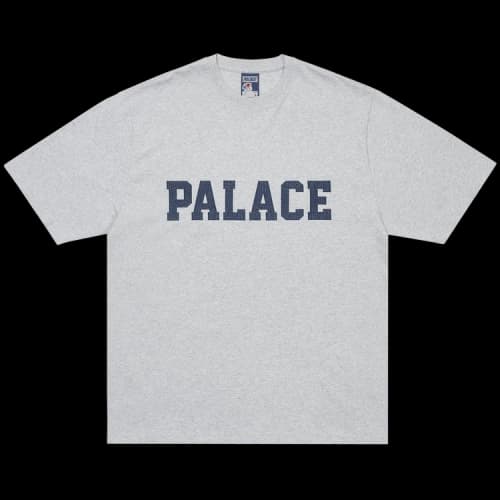Palace College T-Shirt 'Grey Marl'
