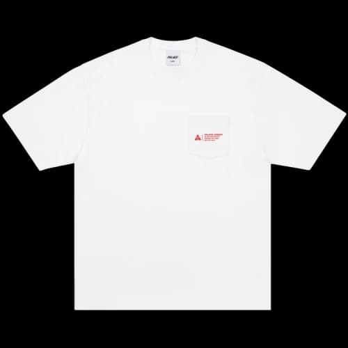 Palace Shop Locator Pocket T-Shirt 'White'