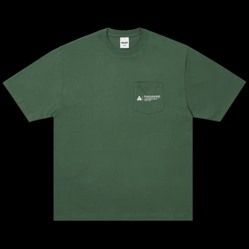 Palace Shop Locator Pocket T-Shirt 'Racey Green'