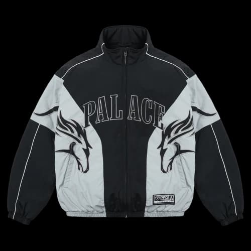 Palace Horses Jacket 'Black/Grey'