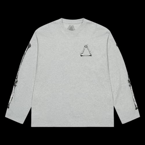 Palace Tri-Bone Long-Sleeve 'Grey Marl'