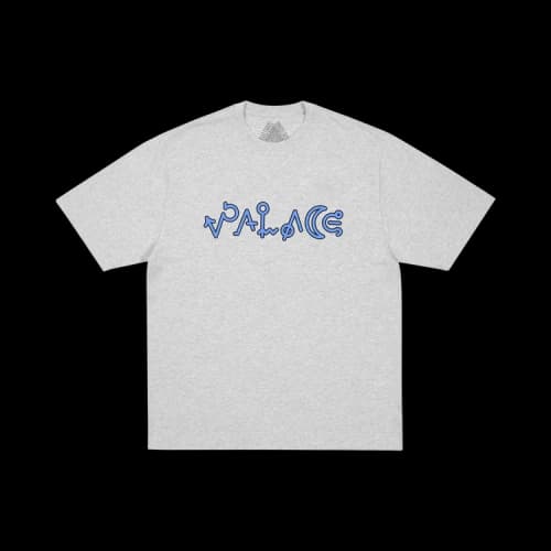 Palace Navigation T-Shirt 'Grey Marl'
