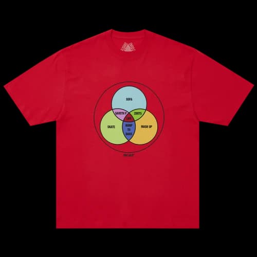 Palace Zen Diagram T-Shirt 'Truest Red'