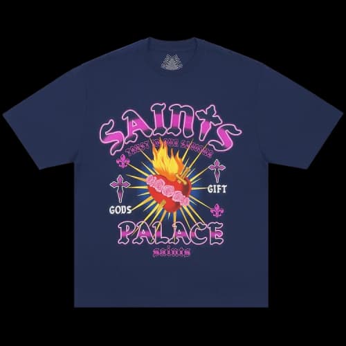 Palace Gods Gift T-Shirt 'Navy'