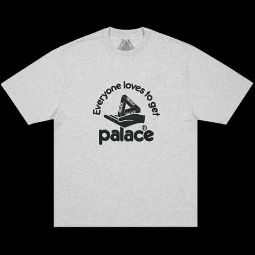 Palace Hand Out T-Shirt 'Grey Marl'