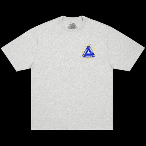Palace Eu Tri T-Shirt 'Grey Marl'