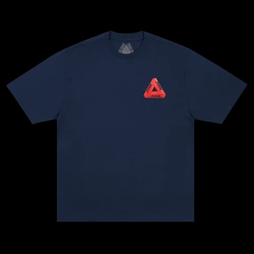 Palace Fukuoka Tri-Ferg T-Shirt 'Navy'