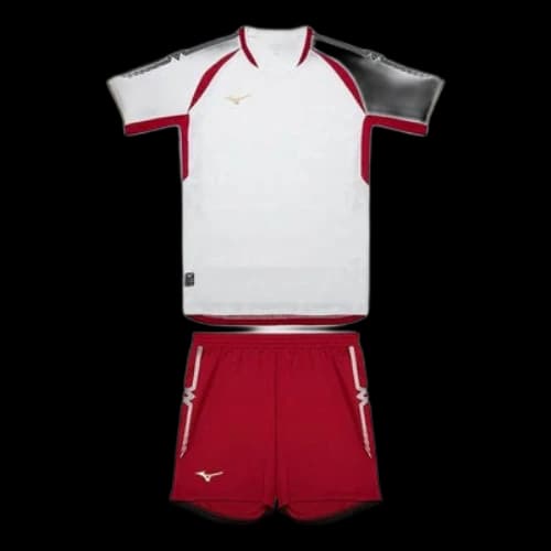 Mizuno Performance SS24 Jerseys 'White Red'
