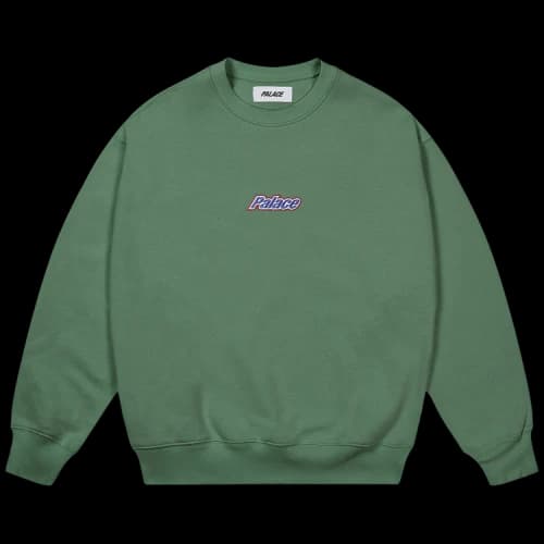 Palace Current Crew 'Racey Green'