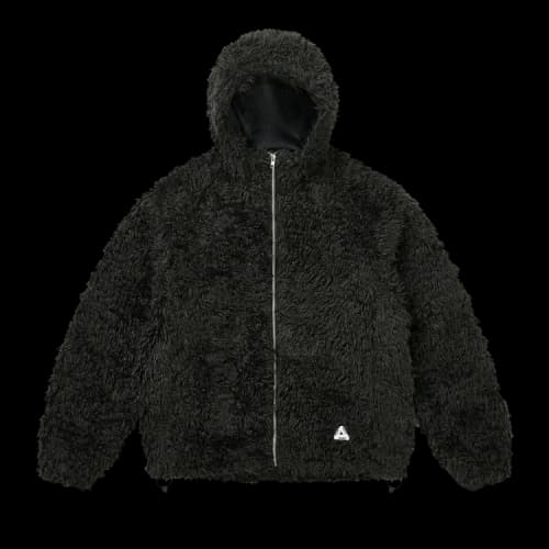 Palace Furry Fleece Jacket 'Black'