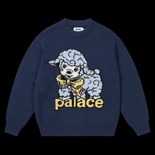 Palace Lamb Knit 'Navy'
