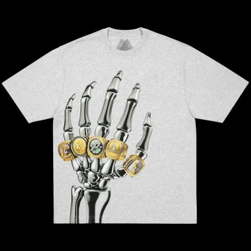 Palace Mechanical Champion T-Shirt 'Grey Marl'