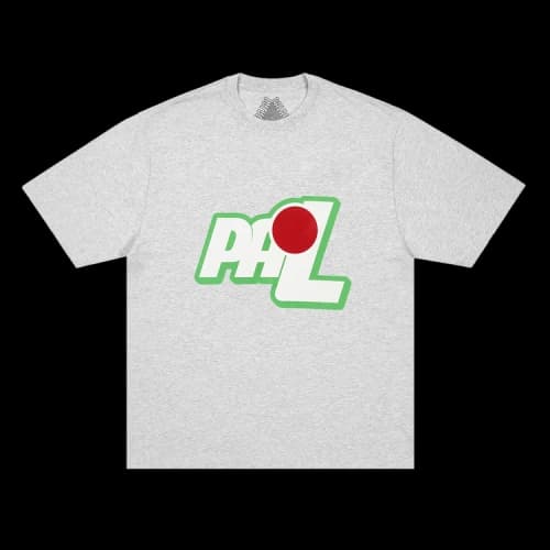 Palace P-Up T-Shirt 'Grey Marl'