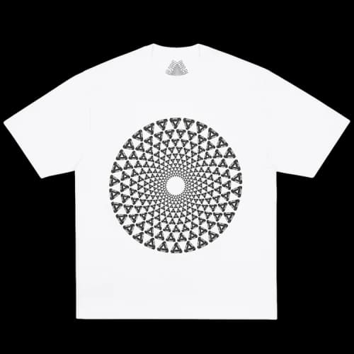 Palace Swirly T-Shirt 'White'