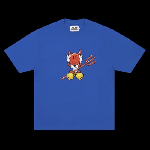 Palace World Industries T-Shirt 'Blue'
