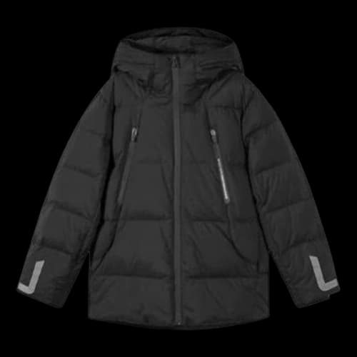 (GS) Skechers Letter Printed Down Jacket 'Black'