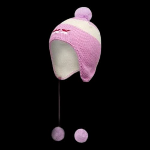 (GS) Skechers SKX Woven Knitted Beanie 'Pink White'