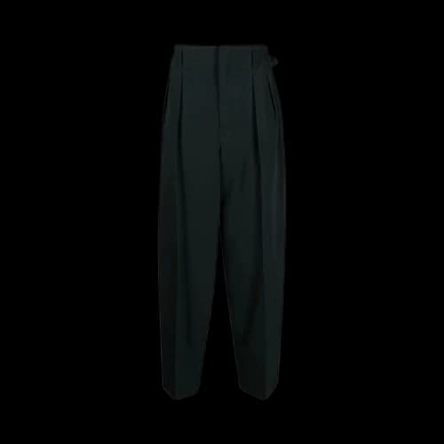 Lemaire Pleated Tappered Pants 'Caviar'