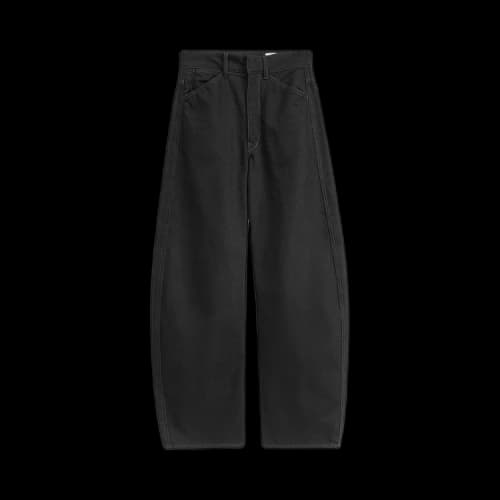 Lemaire High Waisted Curved Pants 'Black'